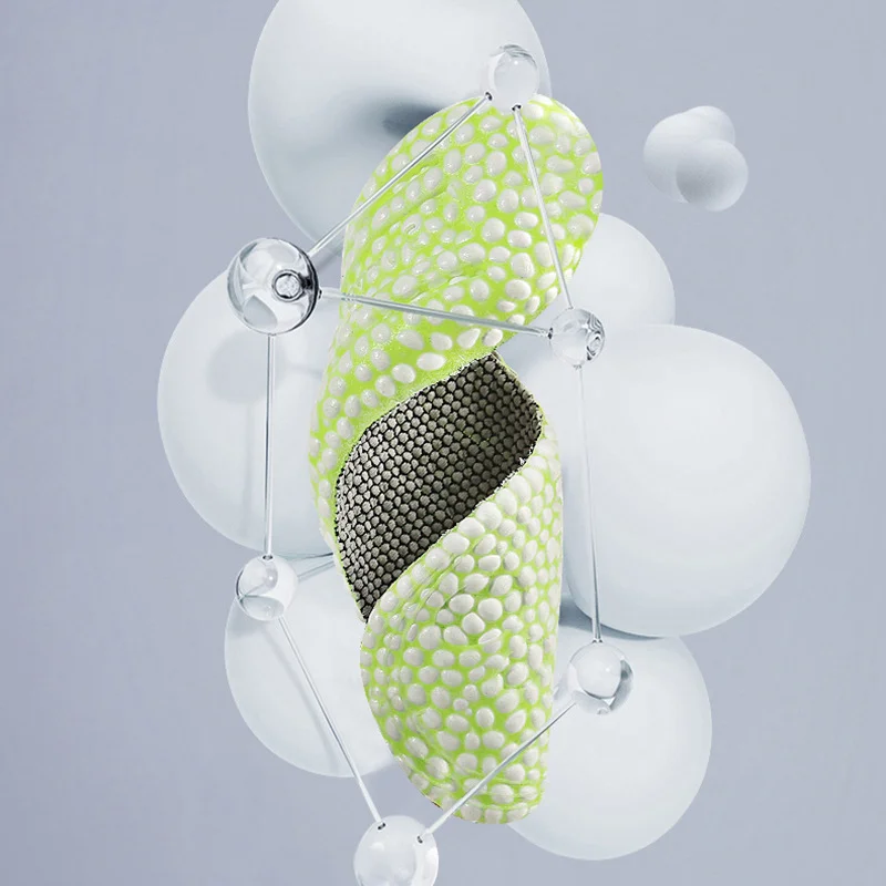 Jianhui New Wholesale Breathable Pu Popcorn Sports Insoles Shock Absorption Insole High Elastic Poron Insole