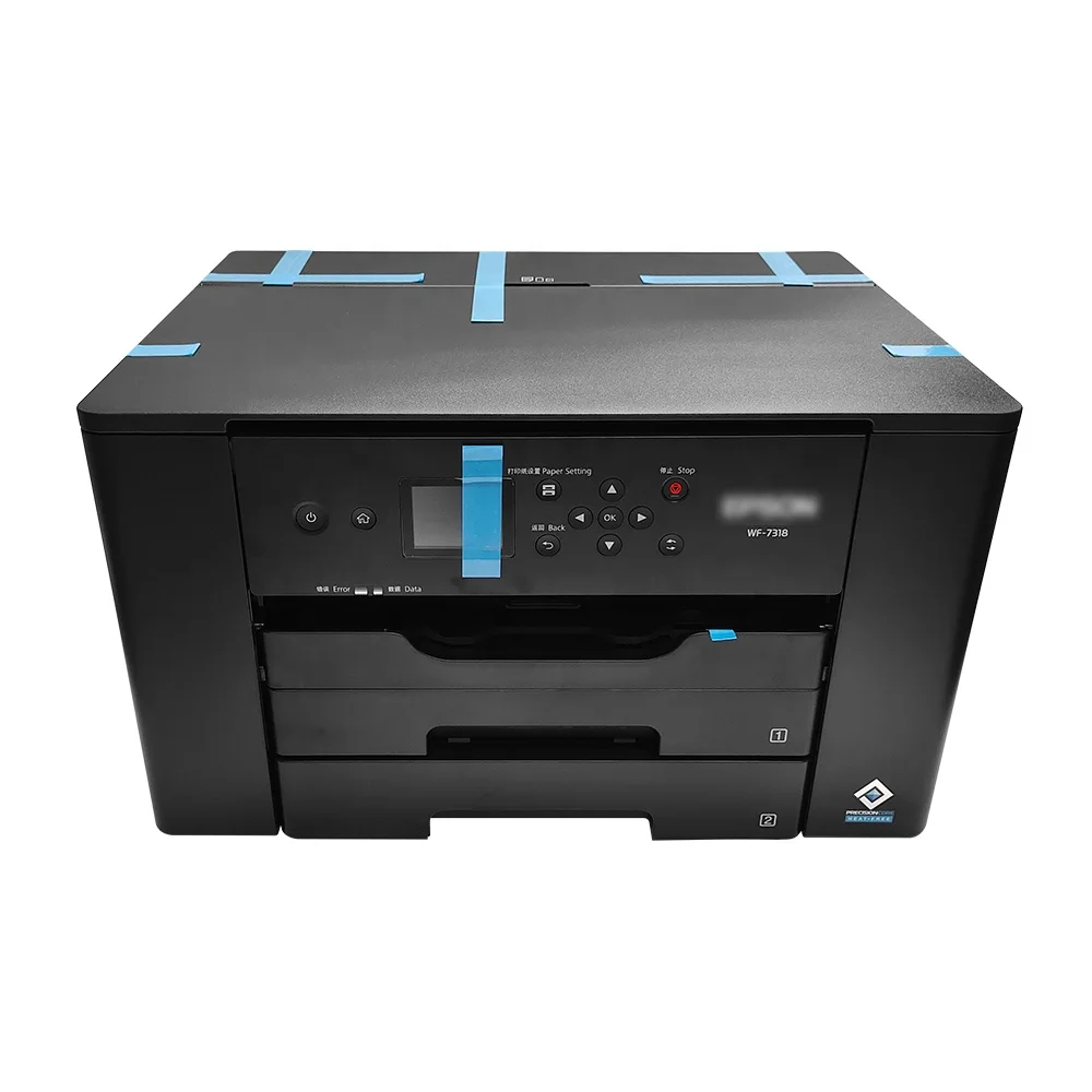 Yuelule A3+ WF-7318 inkjet printer black Hot selling Multi-function Large capacity cartons color inkjet printer