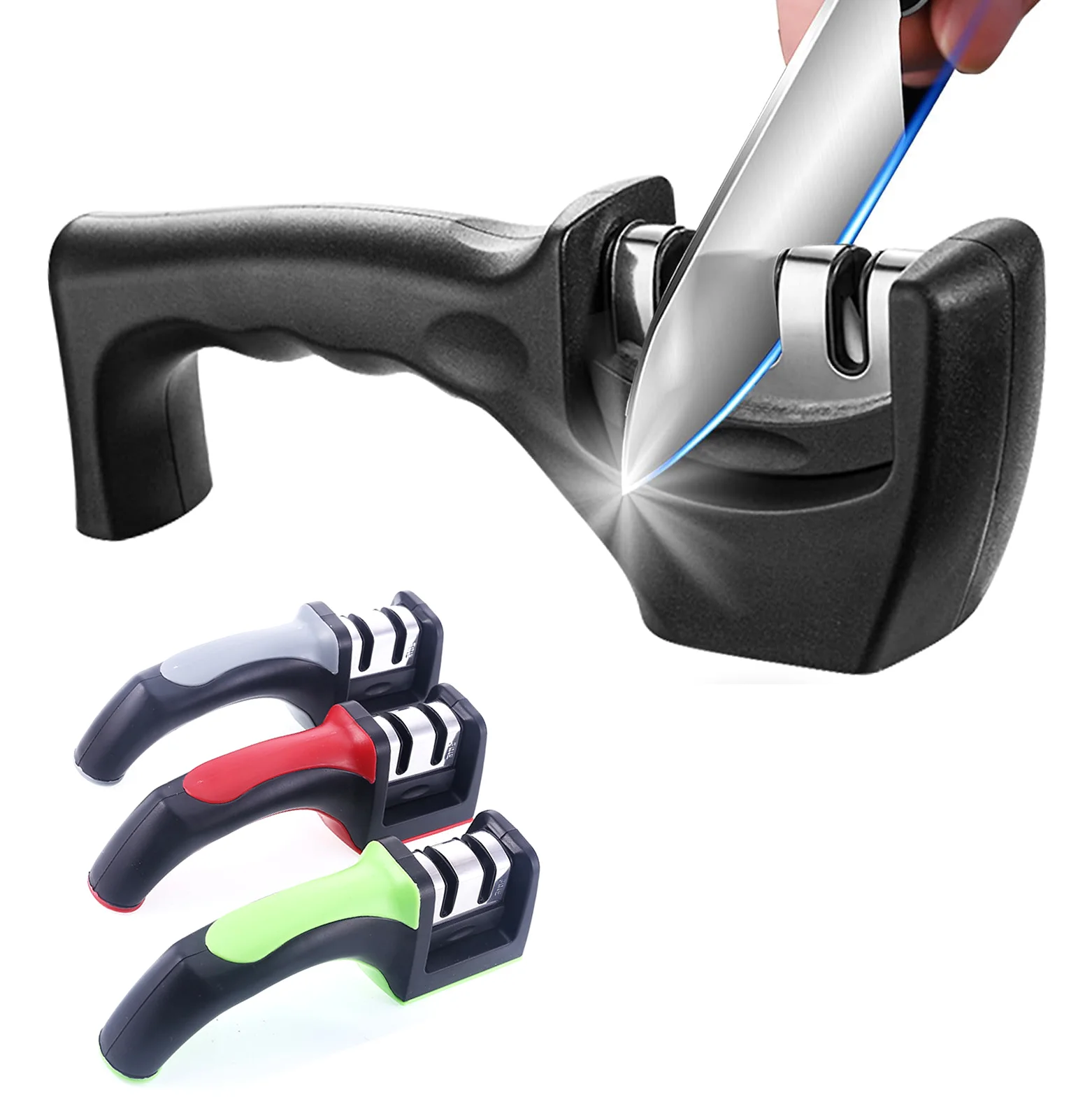 Low MOQ Convenient use Pocket Diamond Multi Function Sharpener For kitchen outdoor knives blade sharpening