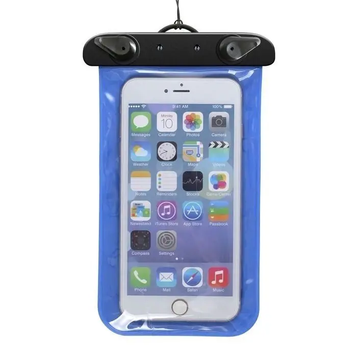 Fashion design cheap diving sports colorful mobile phone waterproof bag, promotional gift PVC waterproof phone case