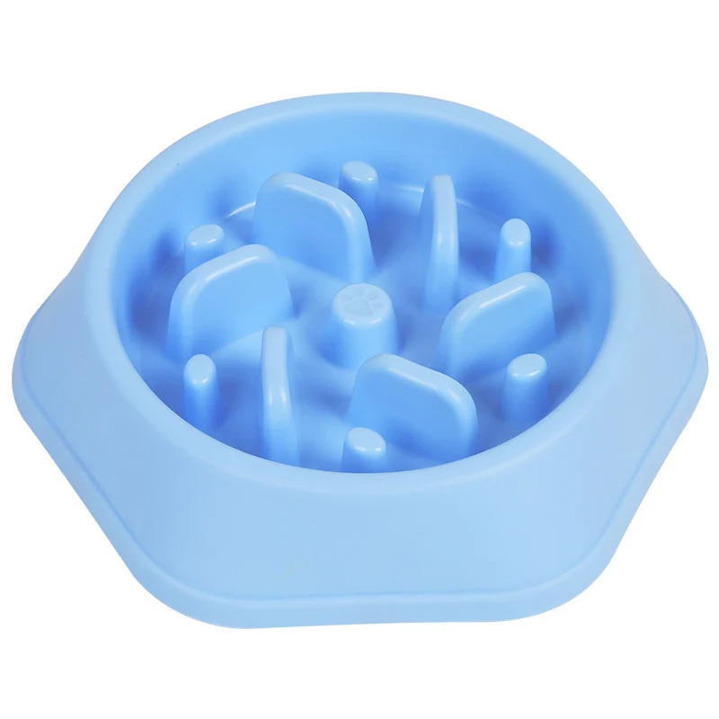 Wholesale multi colors pet supplies plastic slow feeder pet dog bowl 2023 pet feeeder