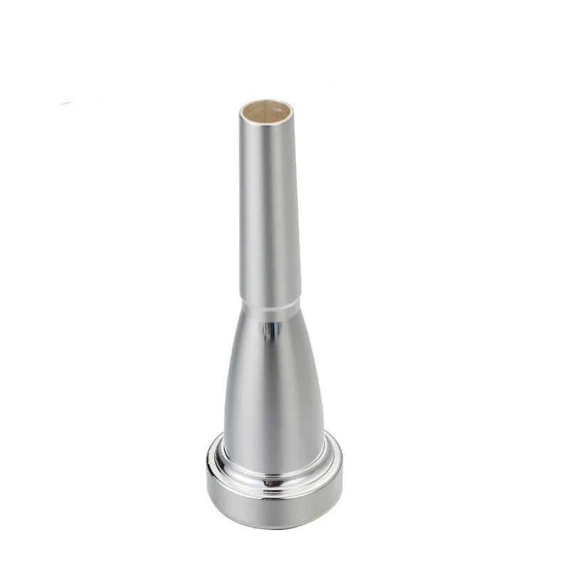 5C Sliver Trumpet Mouthpiece Bullet Shaped Plated Small Mouth Daily Practice