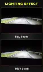 Professional factory X70 60w 7800lm car h4 led headlight bulb xhp70 headlamp for cree