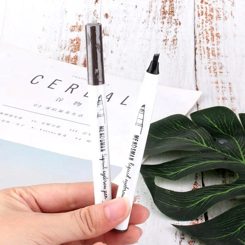 
Wholesale waterproof fine sketch eyebrow pen fork tip microblading 