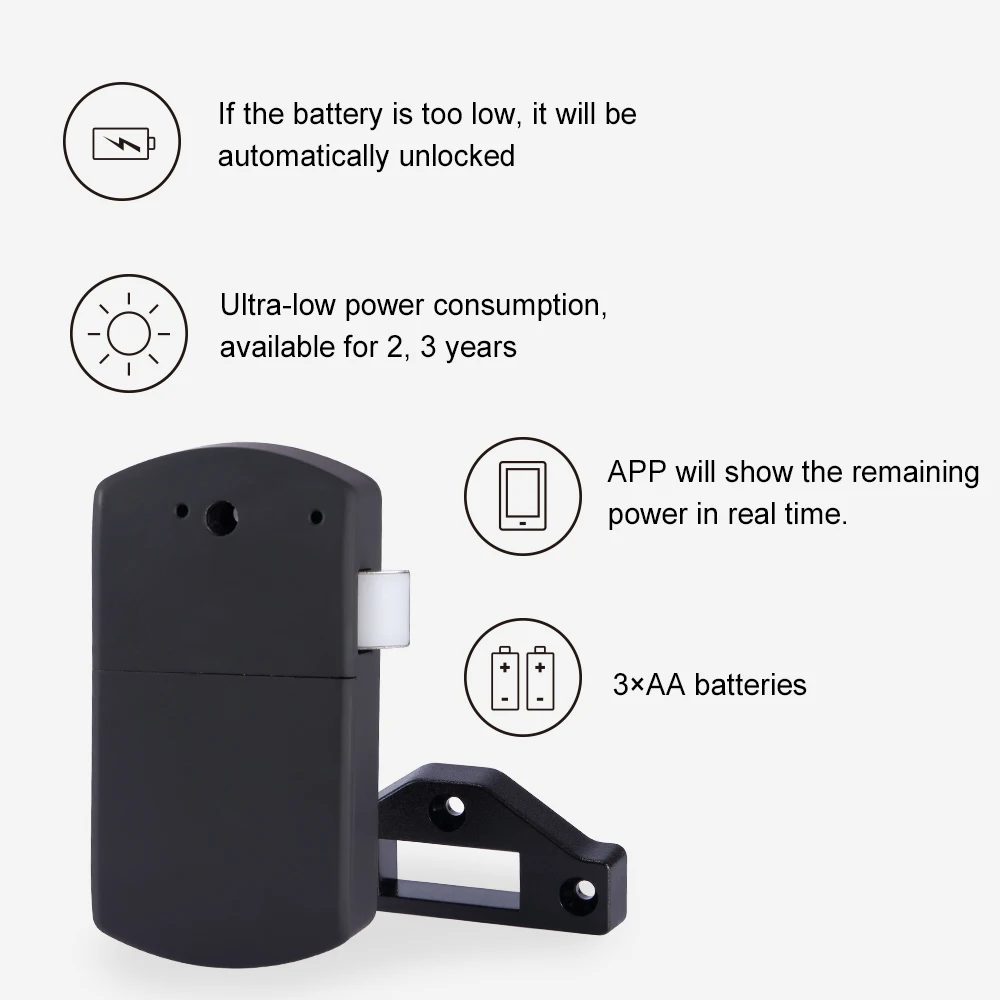 Manufacture card reader cabinet lock with qr code key