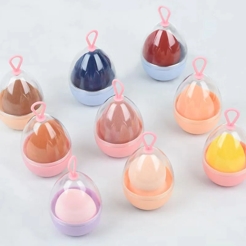 magical rainbow beauty sponge gradient color makeup sponge beauty puff blender egg for foundation lady face cosmetics