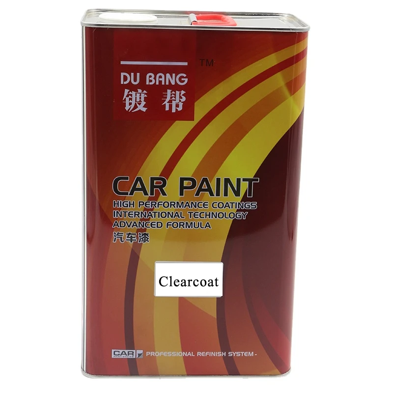 2K mirror-effect clear coating automotive refinish paints clearcoat with hardener and thinner