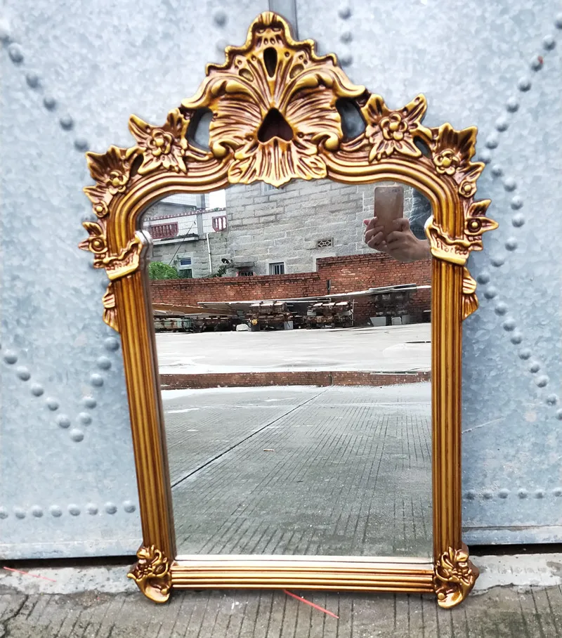 fancy handmade photo frames gold wall hanging mirror frame