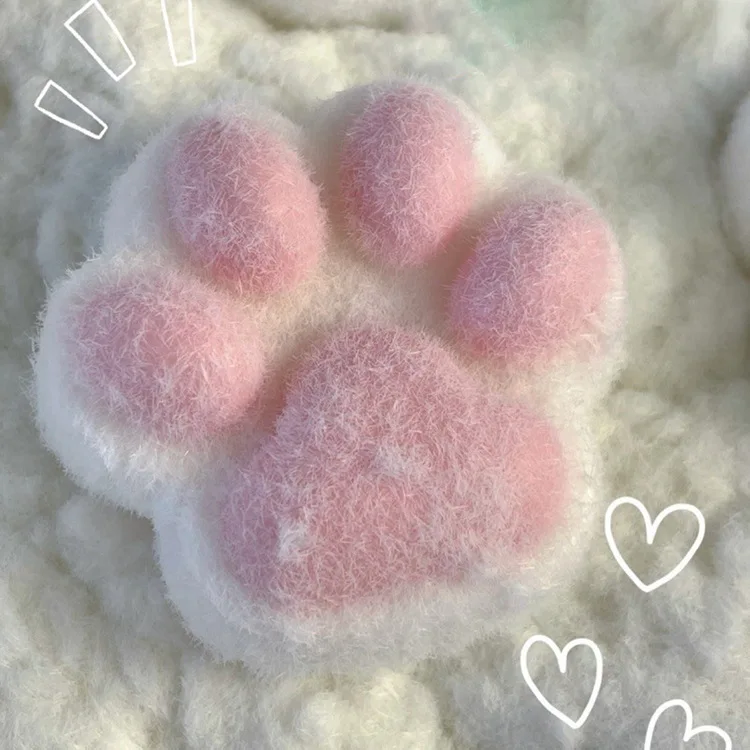 Plush cat claws   small  cakes  donuts   super soft   squeezing and decompression artifact   decompression and venting toys