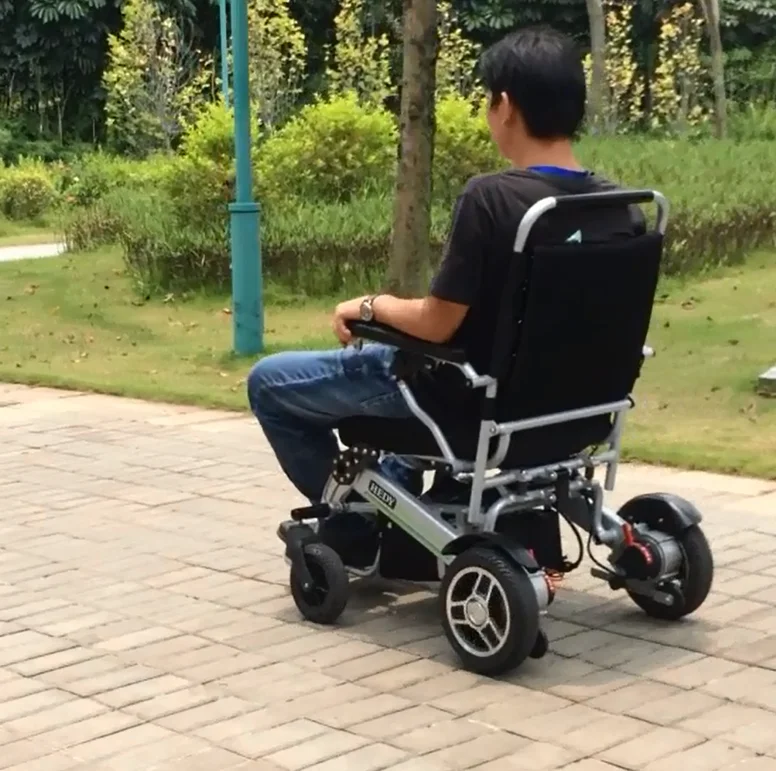 HEDY SEW01 CE MDR High Speed Light Foldable Compact SOS Call FM Remote Control Smart Travel Electric Wheelchair Manufacturer