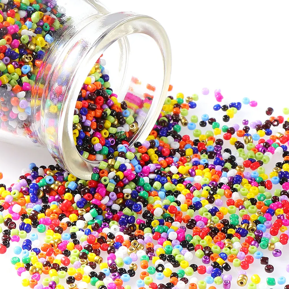 Factory Price Small Glass Beads In Bulk Bracelet Beads Seed Beads For Jewelry Making Loose Girls Accessories Jewelry