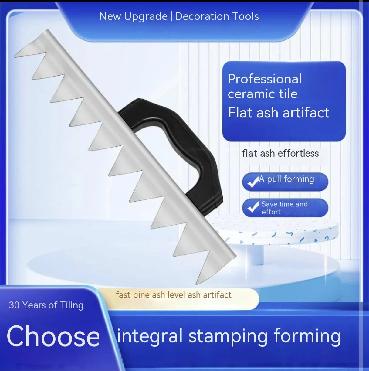 10-Teeth Head level sharp garden rake Leaf Clean Farming Tools