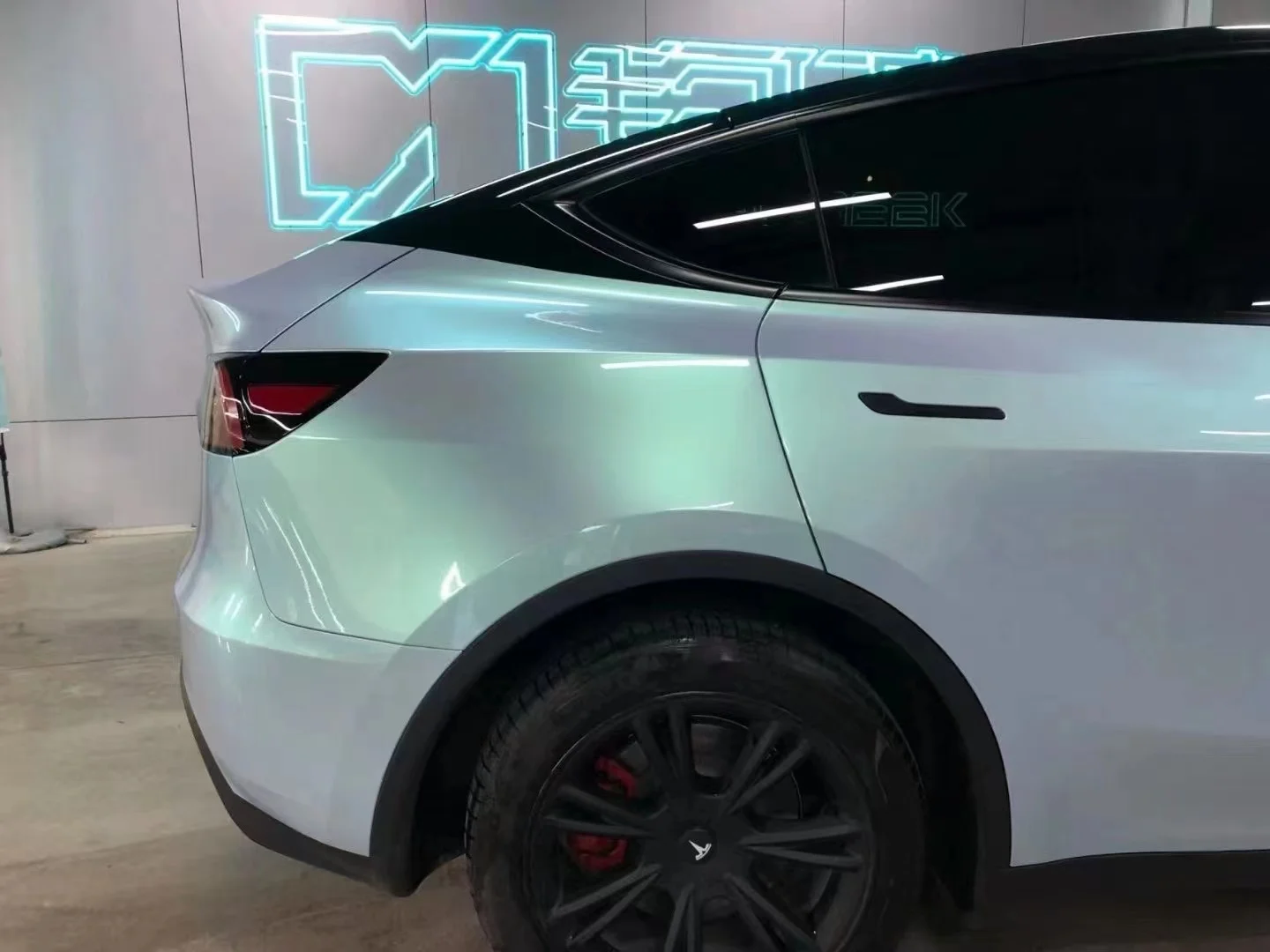 Warranty 1.52*17m High Glossy Metallic Color Changing Blue to Green Car Body Vinyl Wrap