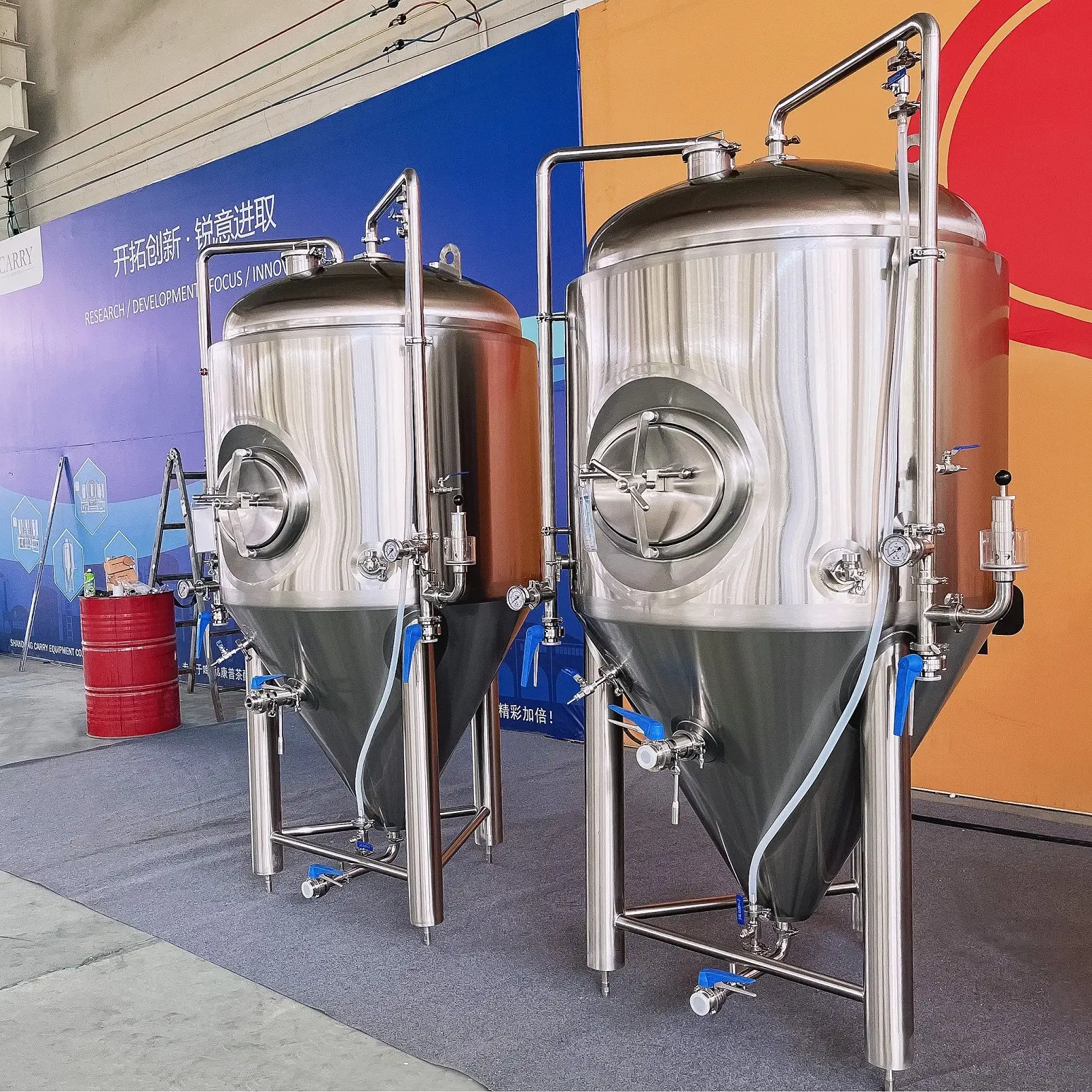Высокое качество 500L 1000L 10HL 20HL 30HL SUS (нержавеющая сталь 304 конический резервуар для ферментации пива с воздушным
