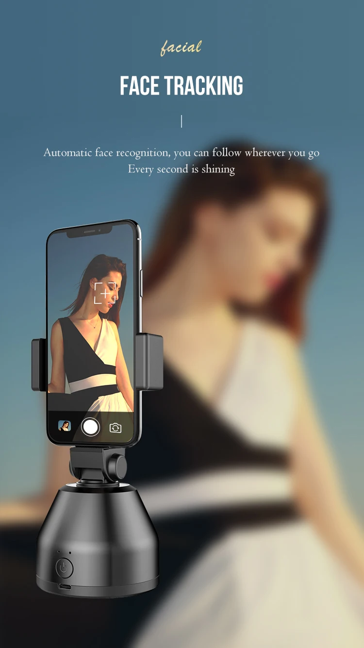 SOUING вращающийся на 360 градусов умный Ai Gimbal персональный робот-оператор портативный все-в-одном селфи-палка вращается авто лицо