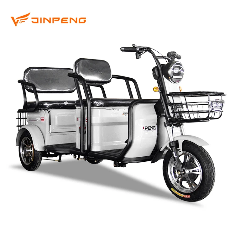 Jinpeng XD EEC CE Certificate Approved European Market Three Wheel Electric Tricycle for Adult Passenger Elderly Disabled
