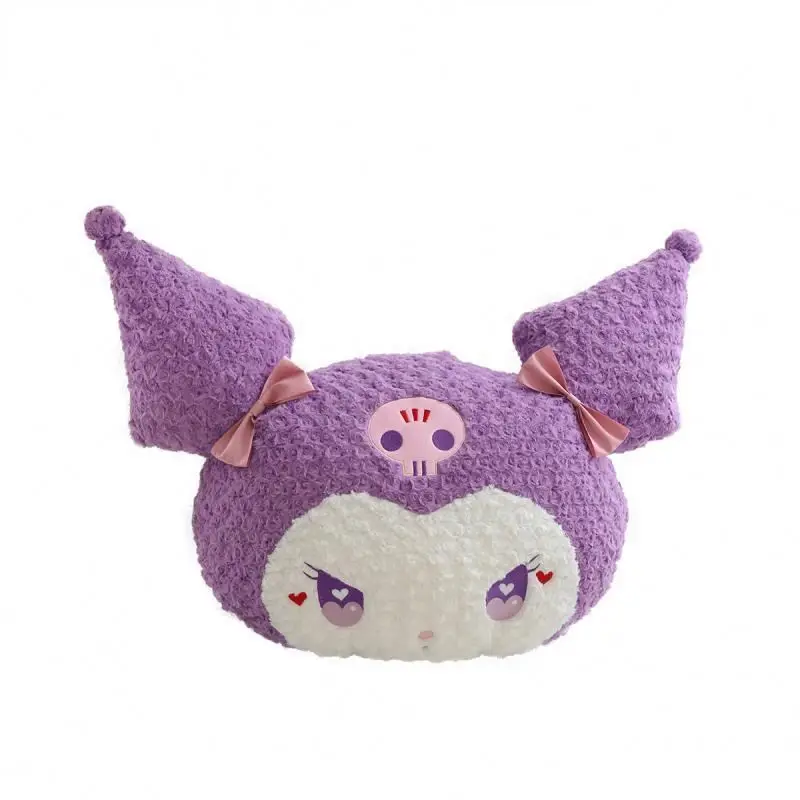 New Cute Plush Cartoon Cushion Blanket Sanrio Plush Toy Anime Figure Kuromi Plush Stuffed Pillow Blanket wholesale sanrio pillow