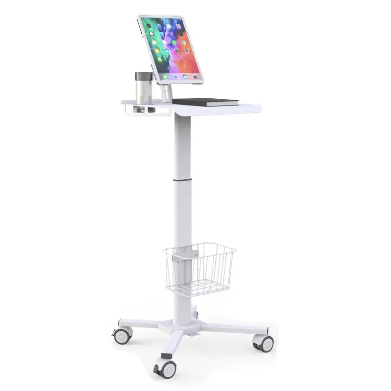 ABS medical dental clinic trolley cart oral scan trolley car with wheels for hospital clinics use computer Laptop cart