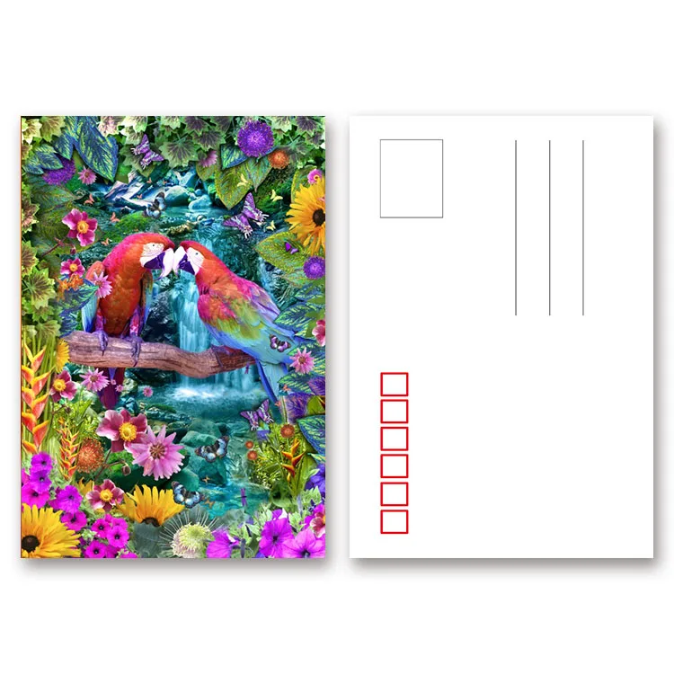 
Custom 6x4 inches 3d lenticular printing postcard for holiday and souvenirs gifts 