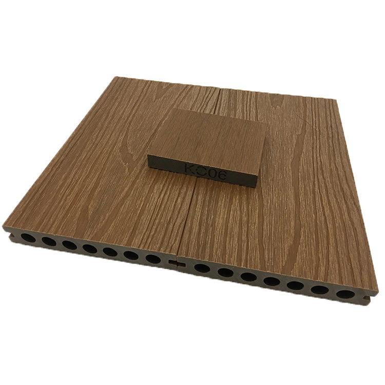 3D Embossed Woodgrain outdoor waterproof wpc flooring WPC Composite decking