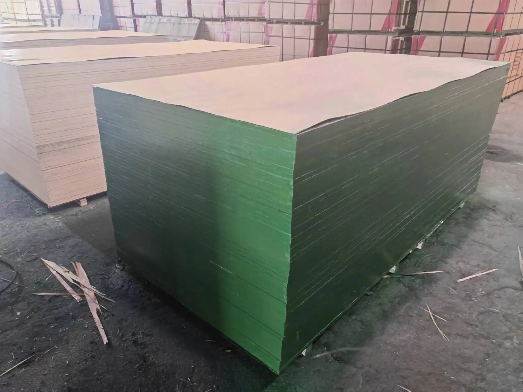 9mm,12mm,15mm,18mm,20mm,21mm Construction Plywood PP Plastic Cover Sheet
