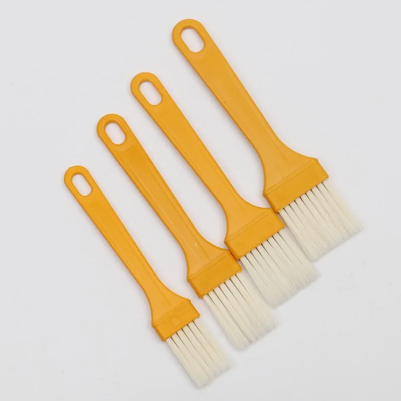 Plastic Handle Synthetic Polyester Filament Chip Paint Brushes  Mini Cooking Baking Barbecue Brush with Low Price