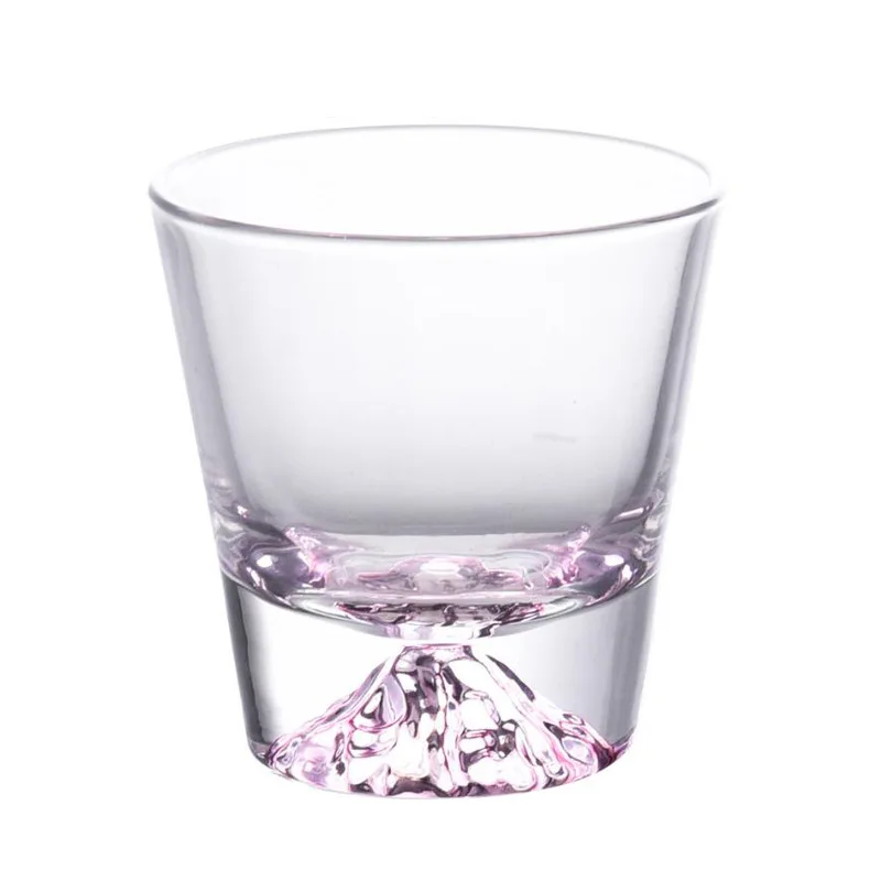 Wholesale custom logo Premium Luxury Gift for Men Groomsman 9oz Mount Fuji Japanese Mountain Crystal Bourbon Whiskey Glasses Gif