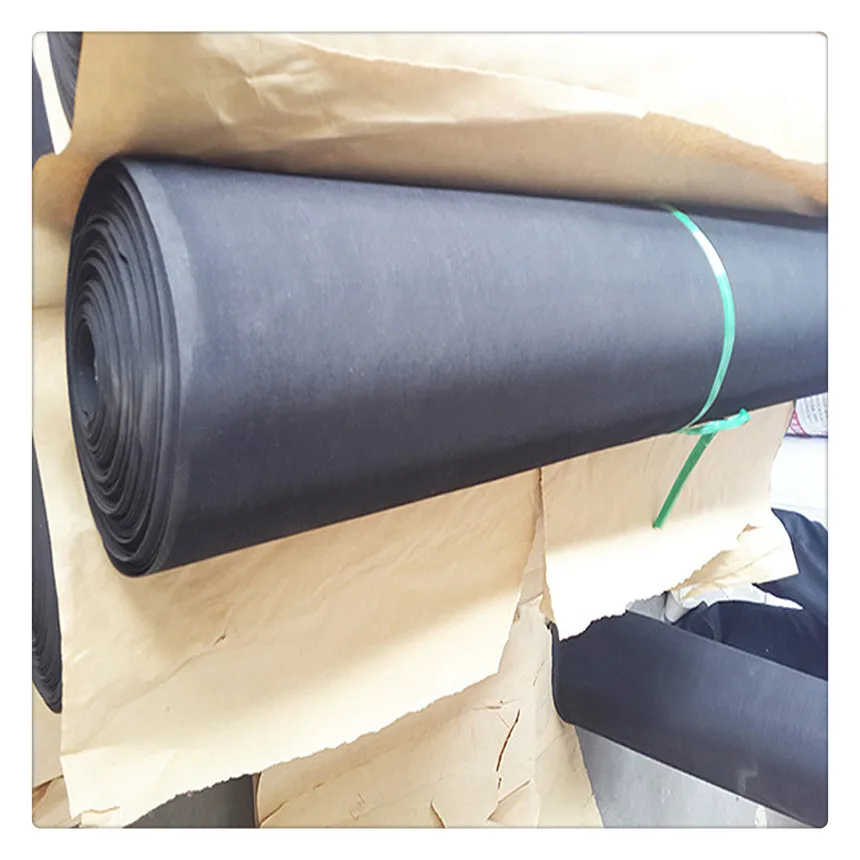 Thermoset Material 1.5mm Thickness Raw Materials EPDM Rubber Roofing Waterproof Membrane for Concrete Slab