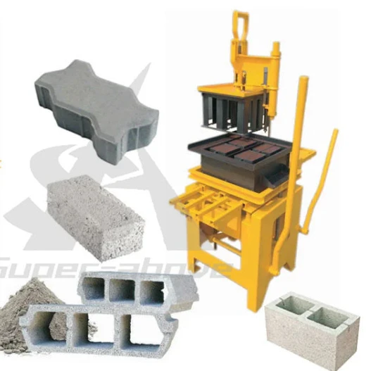  China Production Oncrete Manual Brick Making