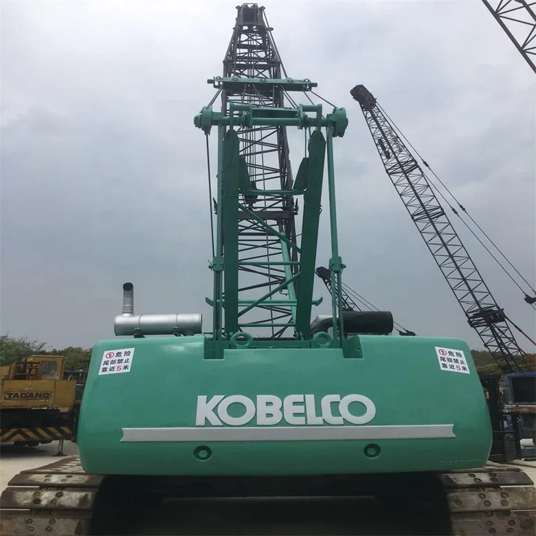 55-тонный Подержанный 7055 кран kobelco дешевый для продажи гусеничный в хорошем состоянии
