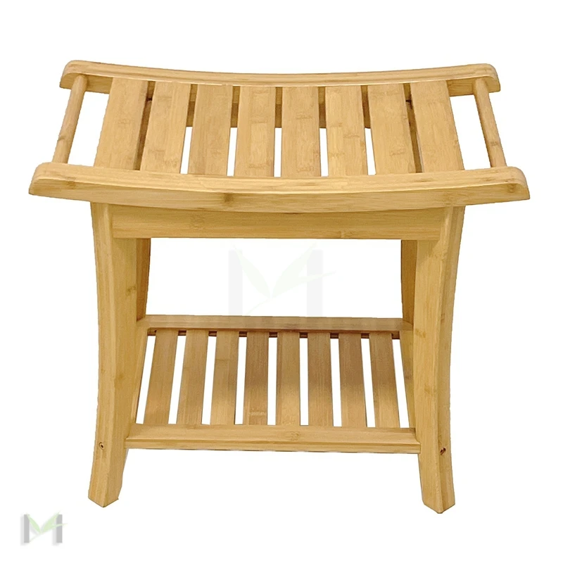 Бамбуковая скамейка для душа спа стул бритья С нескользящими ножками ванной гостиной