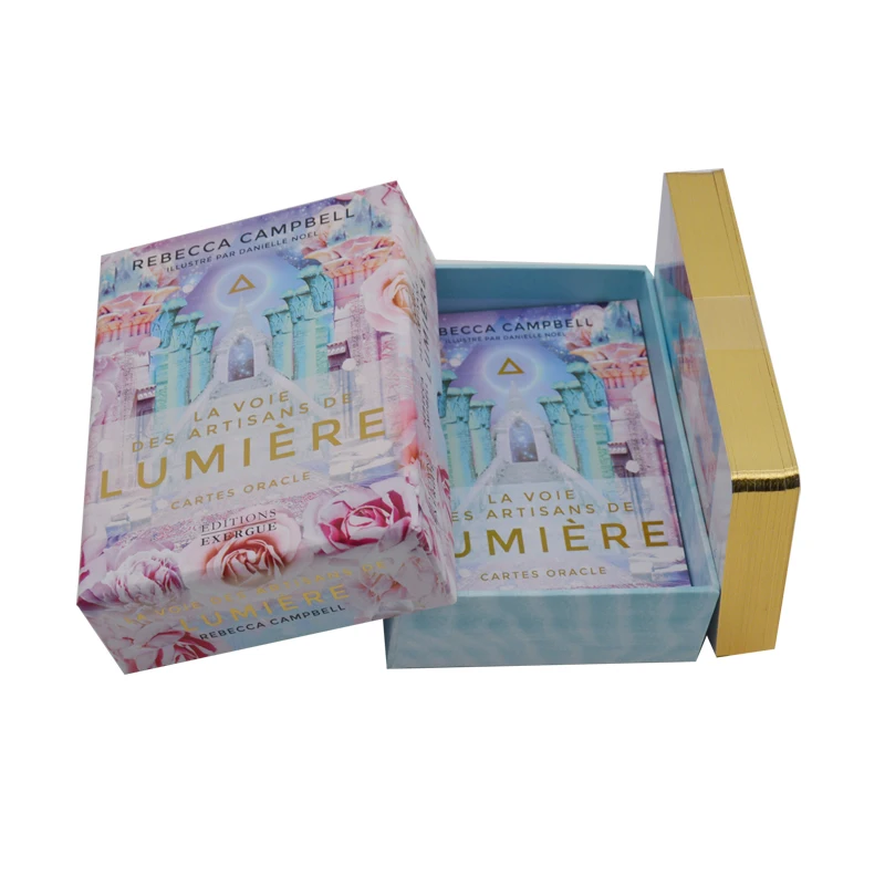 YHD-Заводская печать высококачественных карт Таро, карты оракула, напечатанные на заказ колоды Таро С путеводителем