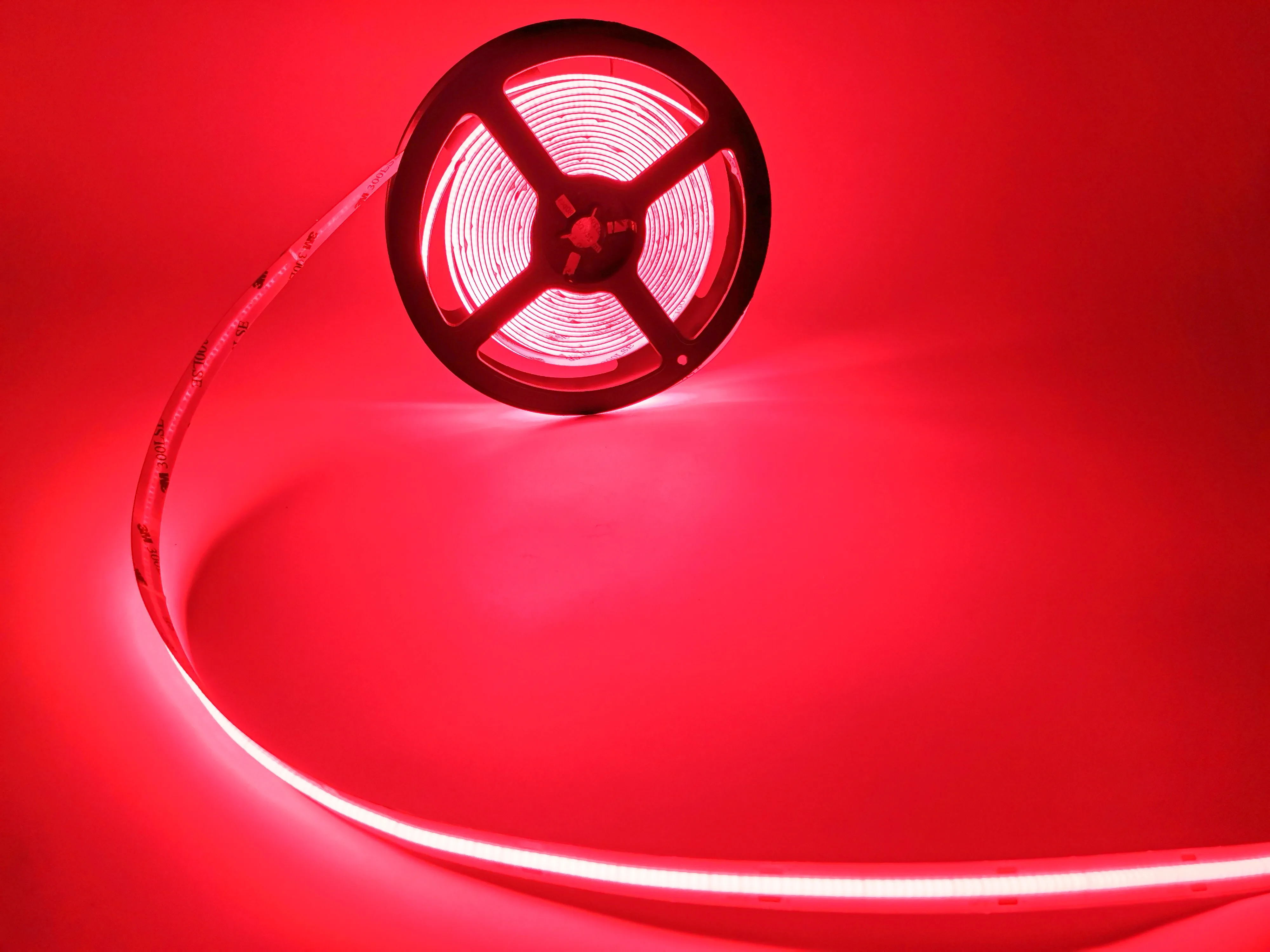 inlux factory  IP20 IP65 24v 12v car flexible light stripe 480 leds red pink green rgbw rgb cob  led  strip light