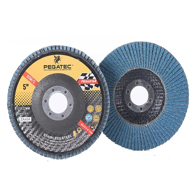 Stainless Steel ZIRCONIA Grinding Flap disk 40 Grit