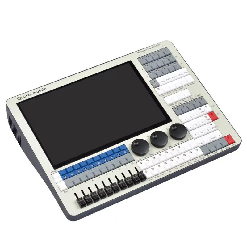 Mini Quartz Mobile V16 Built-in Battery Touch Screen DMX Lighting Console Professional Stage Lighting Controller
