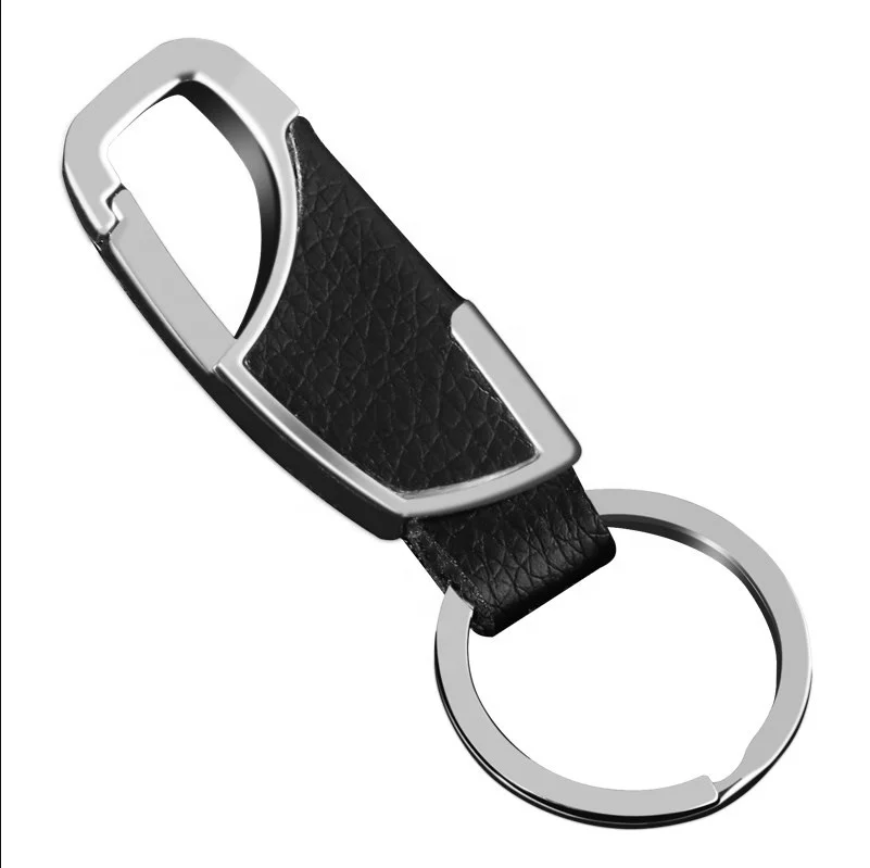 YiFan Factory Custom Leather Key Chain Metal Men New Car Ring Key fob Creative Gift Key chain Key ring