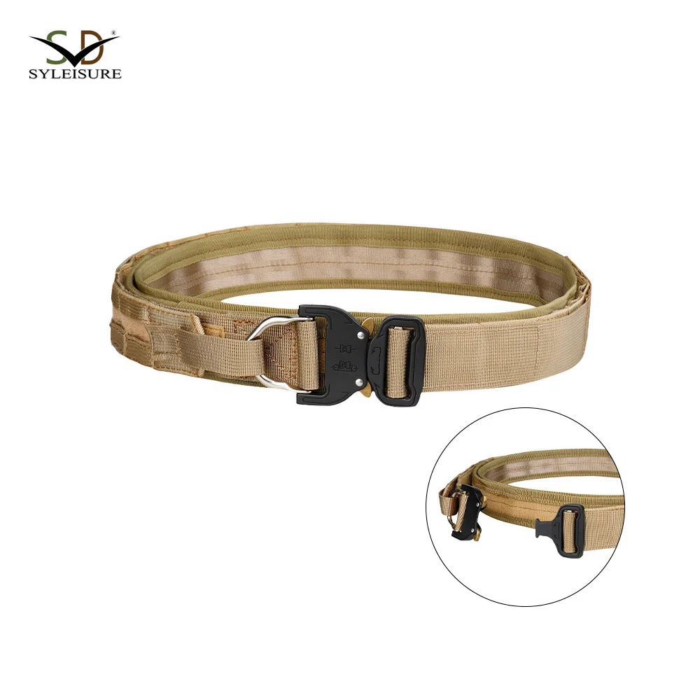Мужской тактический ремень из полиэстера и нейлона длиной 1 2 м