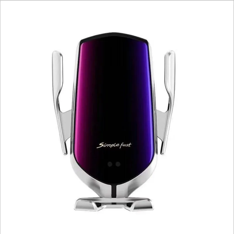 10 Вт R1 автомобильное беспроводное зарядное устройство для быстрой зарядки Qi I phone auto clampg Заводская оптовая продажа держатель для автомобильного зарядного устройства для смартфона