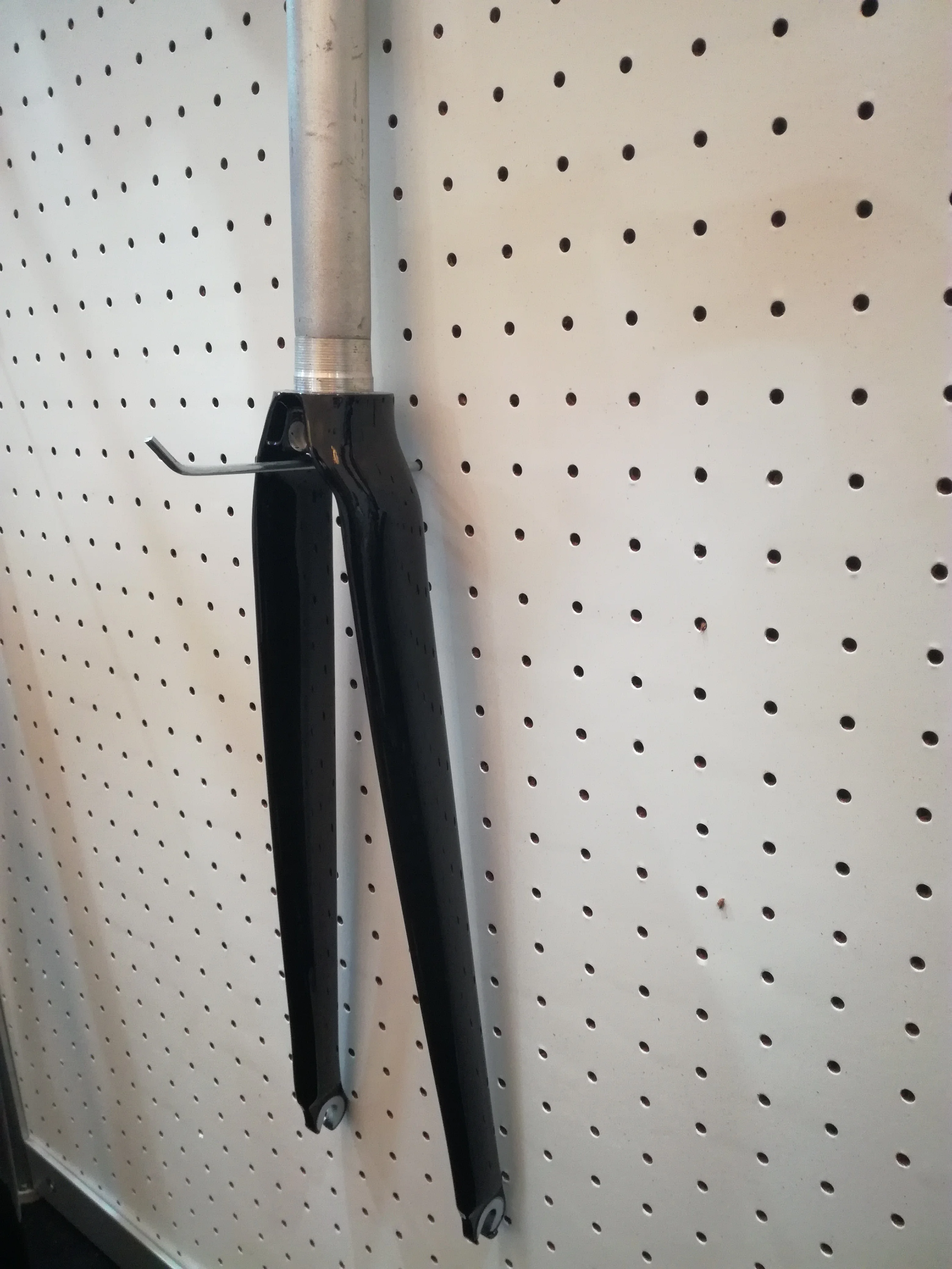 Topfire hot sale carbon alloy rigid road bike fork 700c front