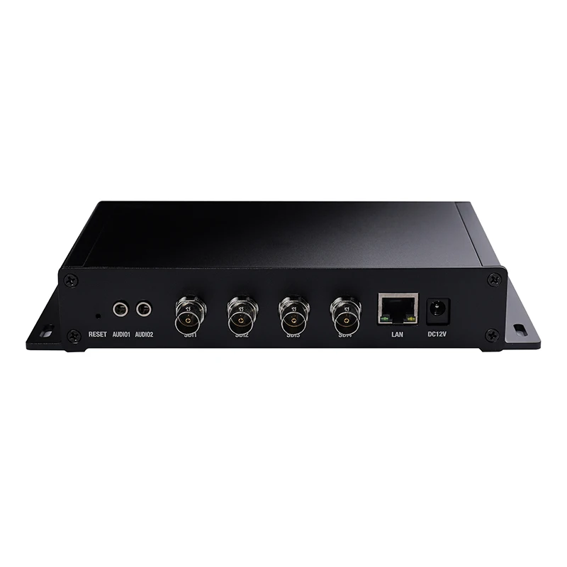 S510 H.264 4 Channels SDI Encoder Support SRT RTMP RTMPS RTSP HLS  HTTP for IPTV Live Streaming