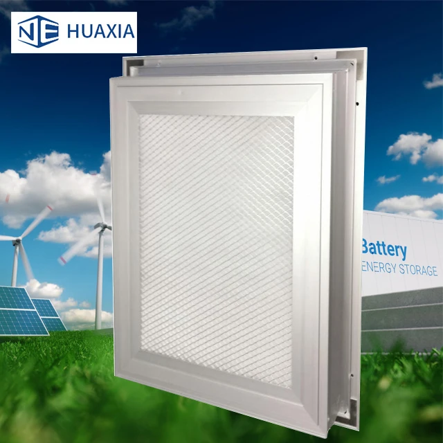 customized ventilation solutions aluminum alloy shutter air filter  vent cover for outdoor electronic equipment enclosures