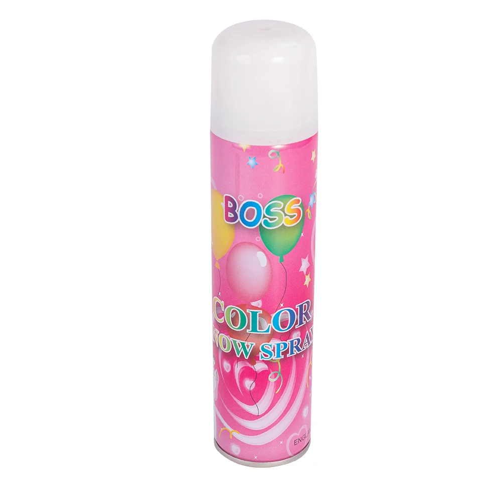 Hot Sale 250ml Boss Colored Snow for Holi Festival/christmas Spray Snow
