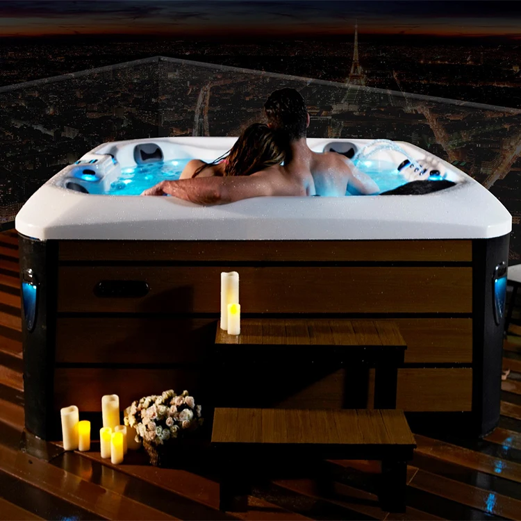 Sunrans spa China manufacture whirlpool massage outdoor hot tub spa
