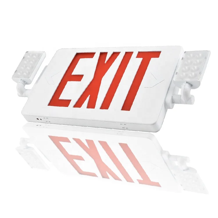 FEITUO-CHINA TOP 1 UL EXIT SIGN Supplier Since 1967-UL Listed 5 years warranty Universal 6 Inch Green LED EXIT SIGN JLEED2GWEM