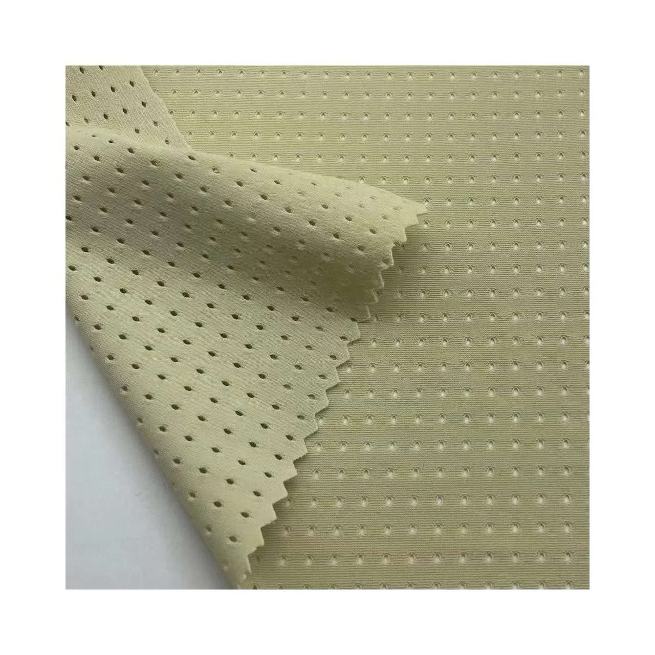 Manufacturer High Elastic Knitted 65% Nylon 35% Spandex Mesh Fabric 4 Way Stretch For Underwear Sportswear