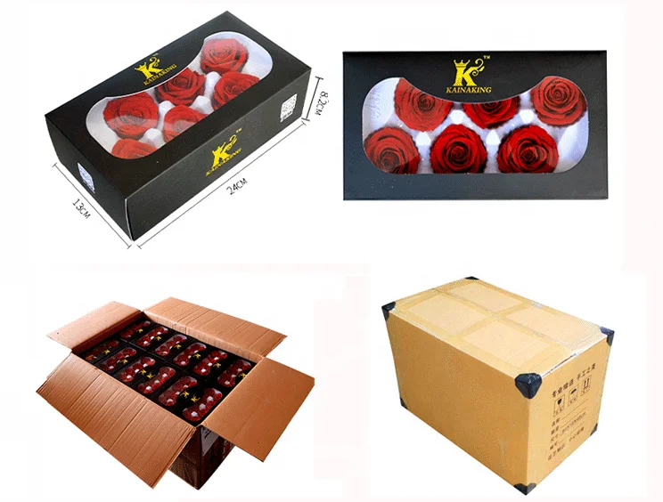 
Long Lasting Roses Kunming Yunnan 5-6cm Real Touch Rose Flower Head For Flower Wall 