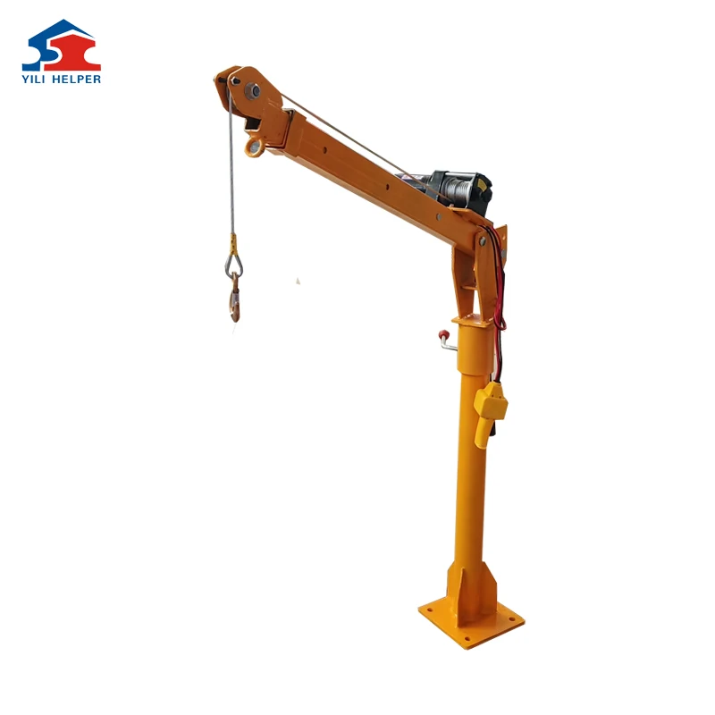 Electric Hoist Crane Small Lifting Fold Arm Truck Crane For Sale
