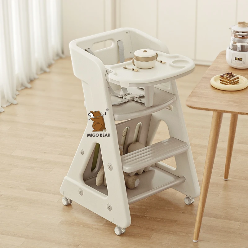 Migo Bear Multi-functional Baby Chair Children Dining Eating Dining High Chair Kids Study Baby feeding Chair Ages 1-12 Years