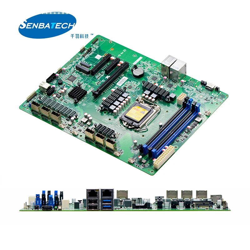 cheap nas motherboard socket 1151 cpu with Multiple sata interfaces itx mainboard nas
