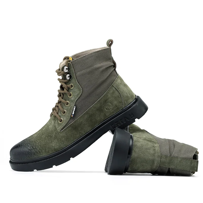 High Quality tactical safety boots Comfortable Men Safety footwear men Working Shoes